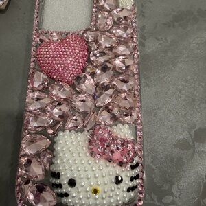 Hello Kitty Pink Jeweled Phone Case - Decorative Bling Case